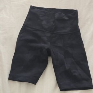 lululemon athletica Black Camo Bike Shorts